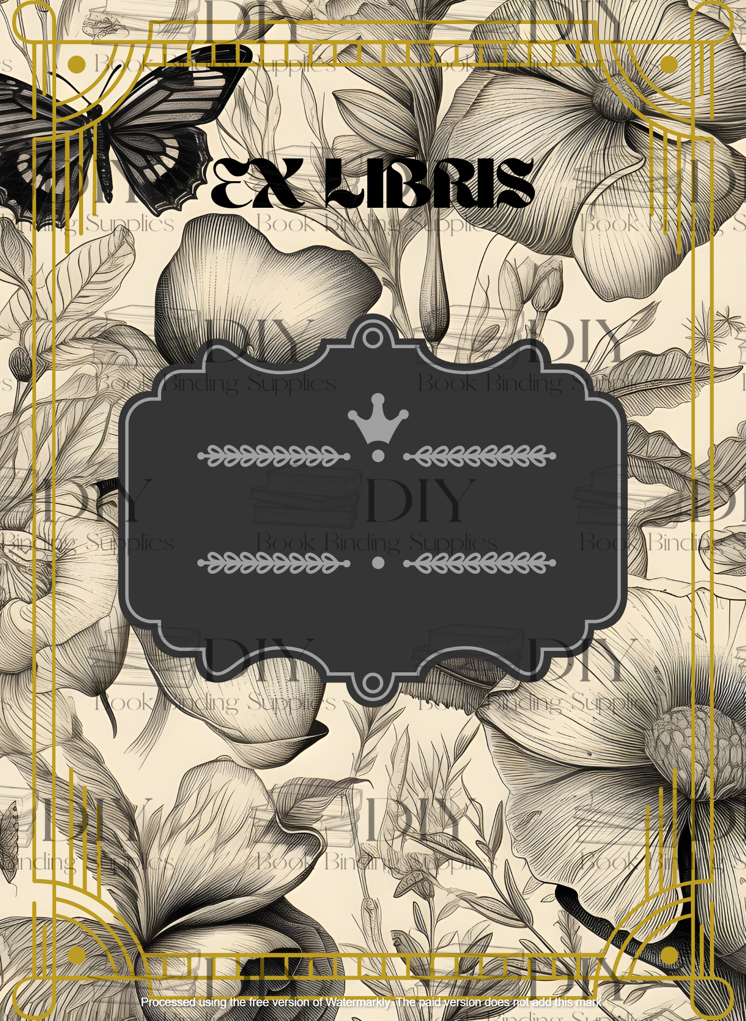Blooms in Grey - Book Plates - Image 4
