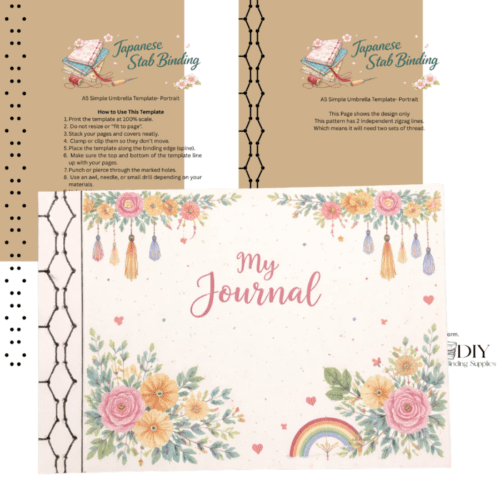 The Independent Zigzag - Stab Binding Sewing Template