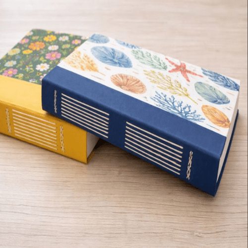 Long Stitch Binding example - DIY Book Binding Supplies_resized